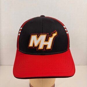Miami Heat Adidas NBA Basketball Team Logo Stretch Fit Cap Mesh Trucker Hat
